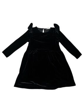 Crewcuts Black Velvet Dress Kids Size 5